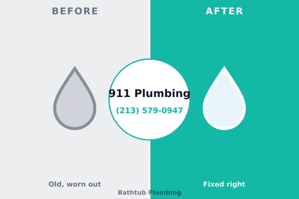 Before and after: plumbing repair Saint John's University, MN